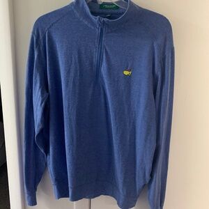 Masters Quarter-zip pullover. Masters Classics Line. Heather blue. 2024 Sz M